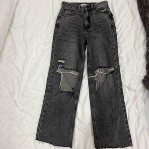 PacSun Washed Black Ripped '90s Boyfriend Jeans